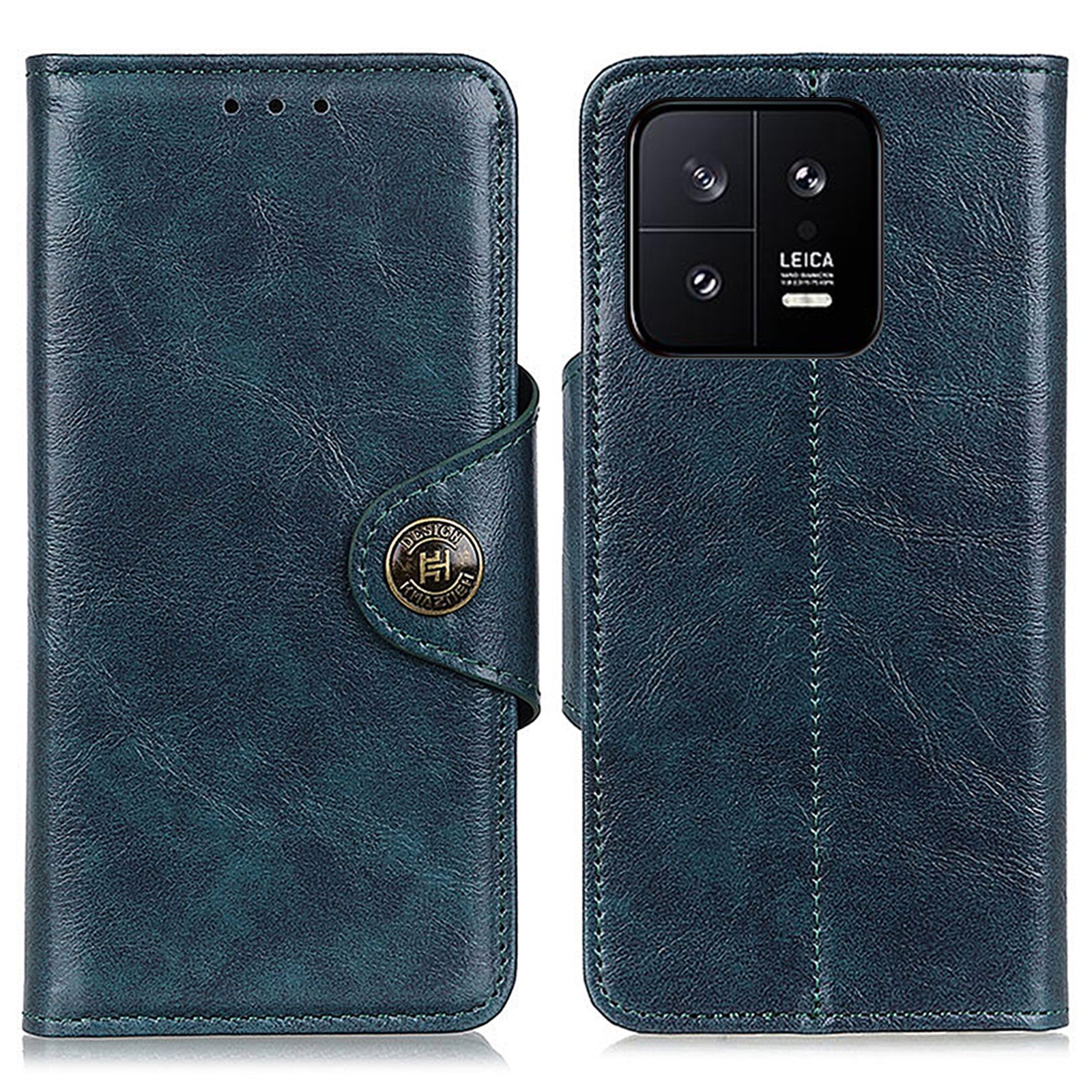 KHAZHEN til Xiaomi 13 Pro 5G magnetlås Anti-ridse telefoncover Pungholder tekstureret PU læder Drop-sikker flip telefoncover KHAZHEN til Xiaomi 13 Pro 5G magnetlås Anti-ridse telefoncover Pungholder tekstureret PU læder Drop-sikker flip telefoncover